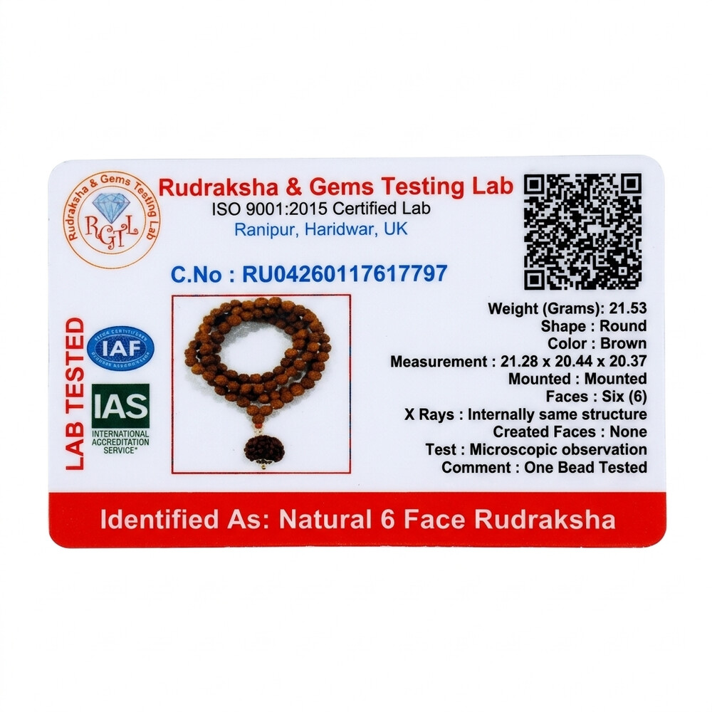 6 Mukhi Rudraksha Mala (Nepali)