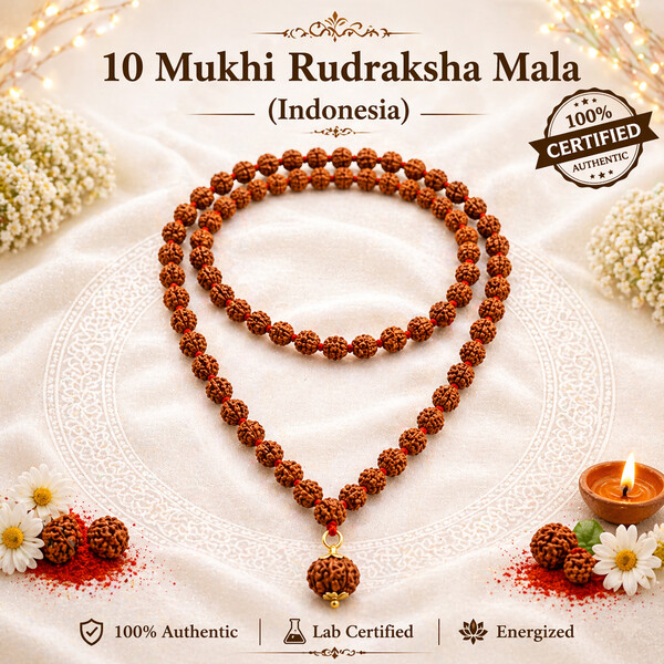 10 Mukhi Rudraksha Mala (Indonesia)