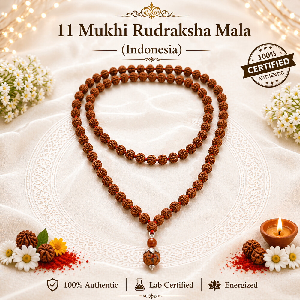 11 Mukhi Rudraksha Mala (Indonesia)