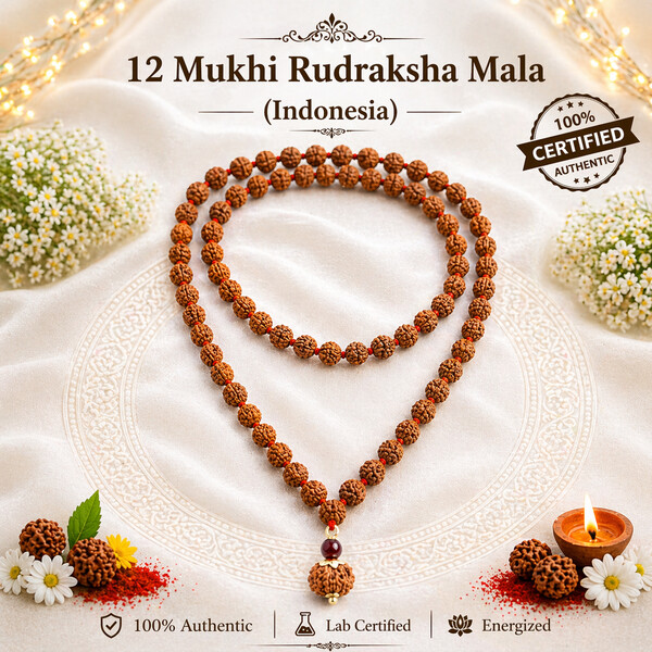 12 Mukhi Rudraksha Mala (Indonesia) 