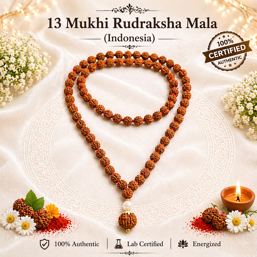 13 Mukhi Rudraksha Mala (Indonesia)