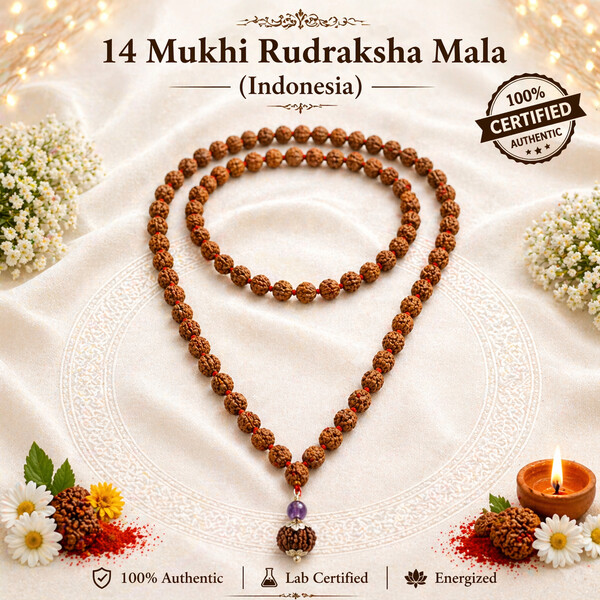 14 Mukhi Rudraksha Mala (Indonesia)