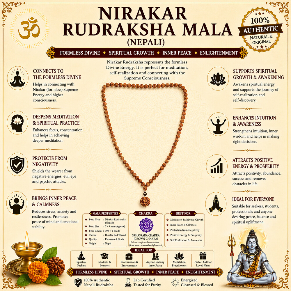 Nirakar Rudraksha Mala (Nepali)