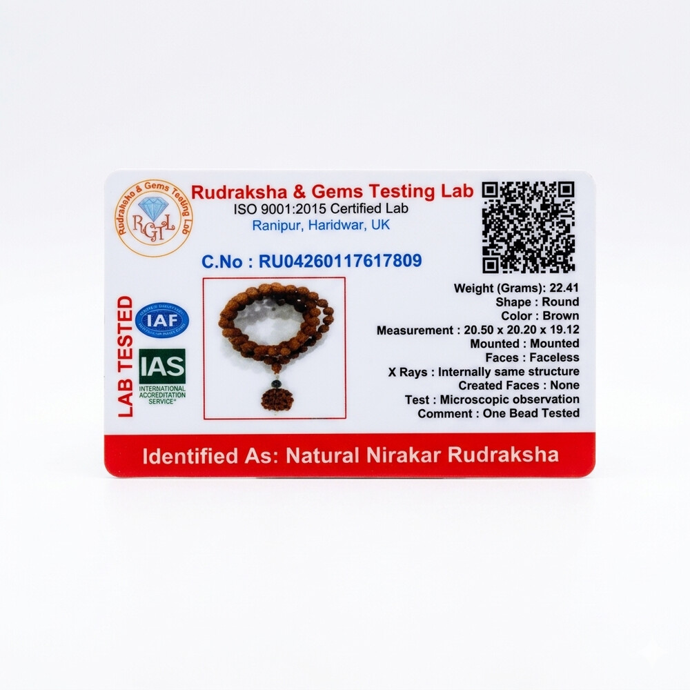 Nirakar Rudraksha Mala (Nepali)