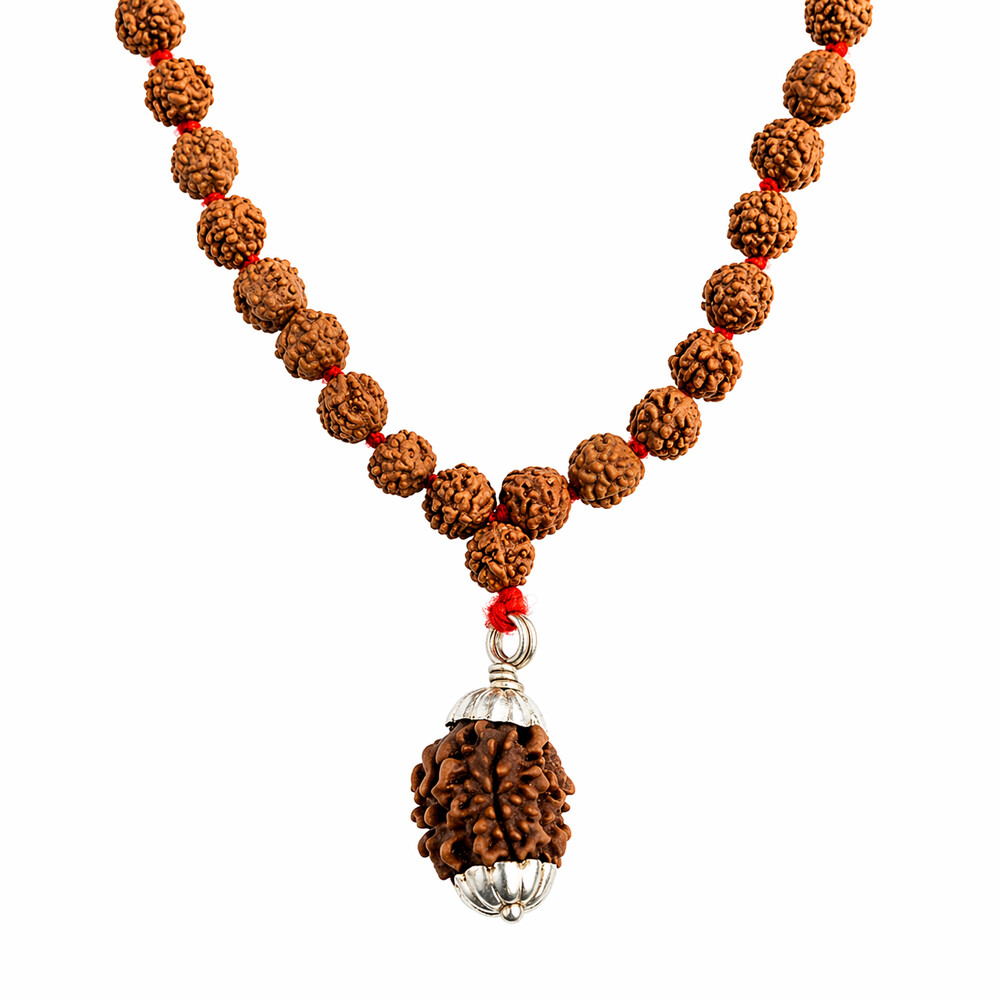 3 Mukhi Rudraksha Mala (Himalayan)