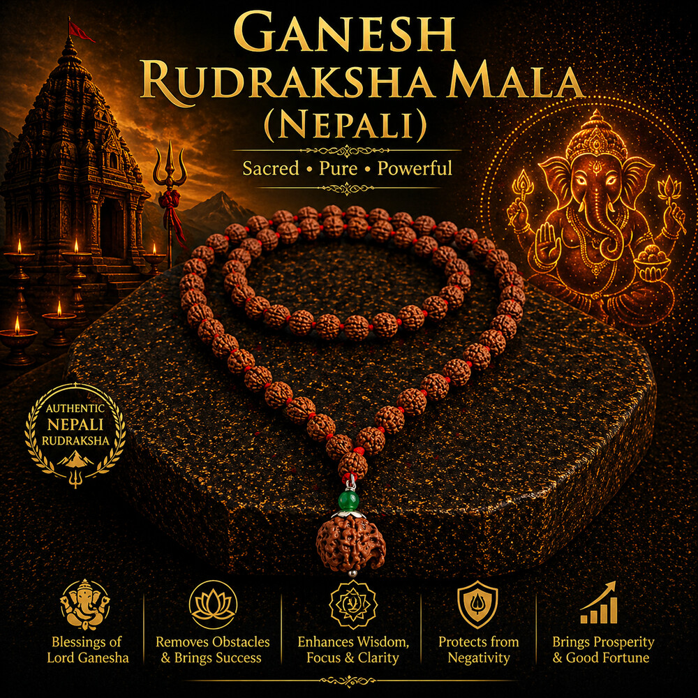 Ganesh Rudraksha Mala (Nepali)