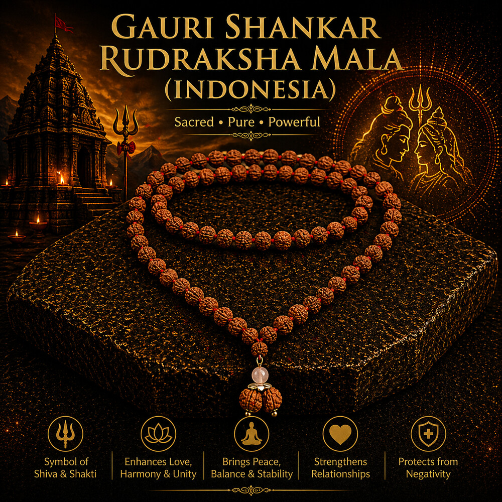 Gauri Shankar Rudraksha Mala (Indonesia)