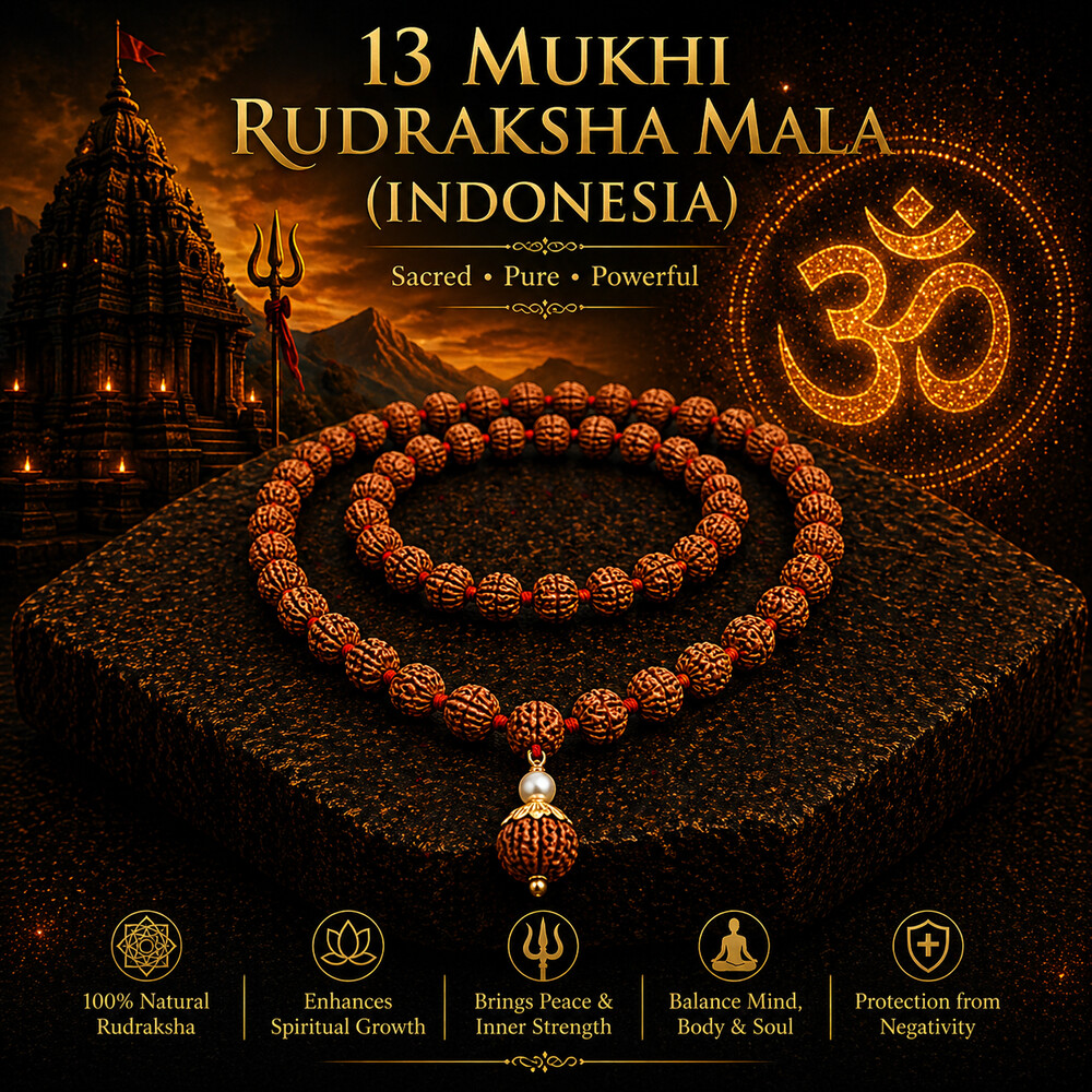 13 Mukhi Rudraksha Mala (Indonesia)
