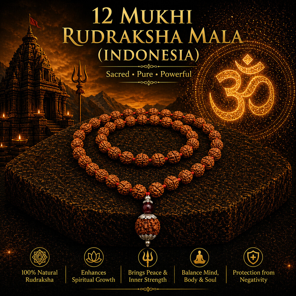 12 Mukhi Rudraksha Mala (Indonesia) 