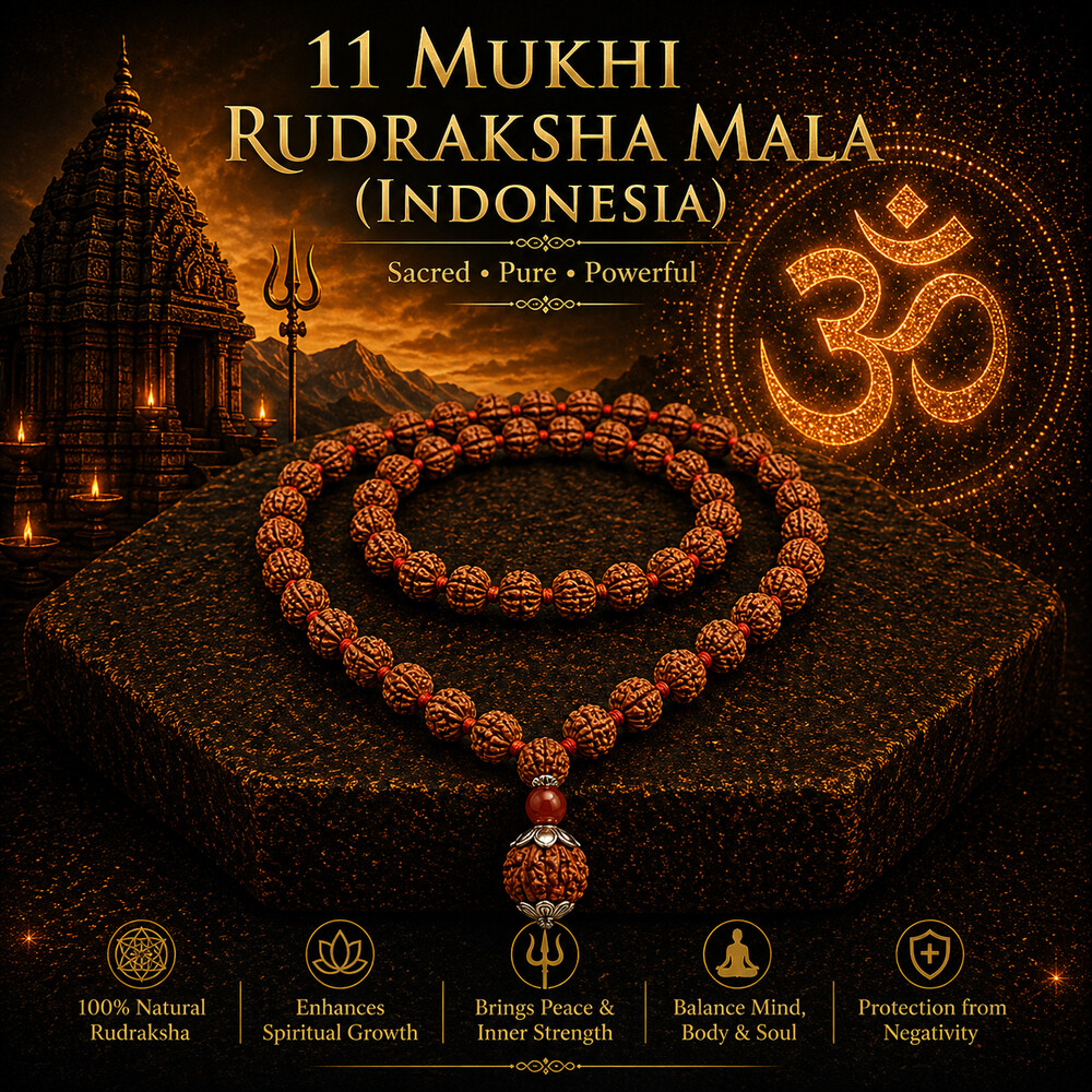 11 Mukhi Rudraksha Mala (Indonesia)