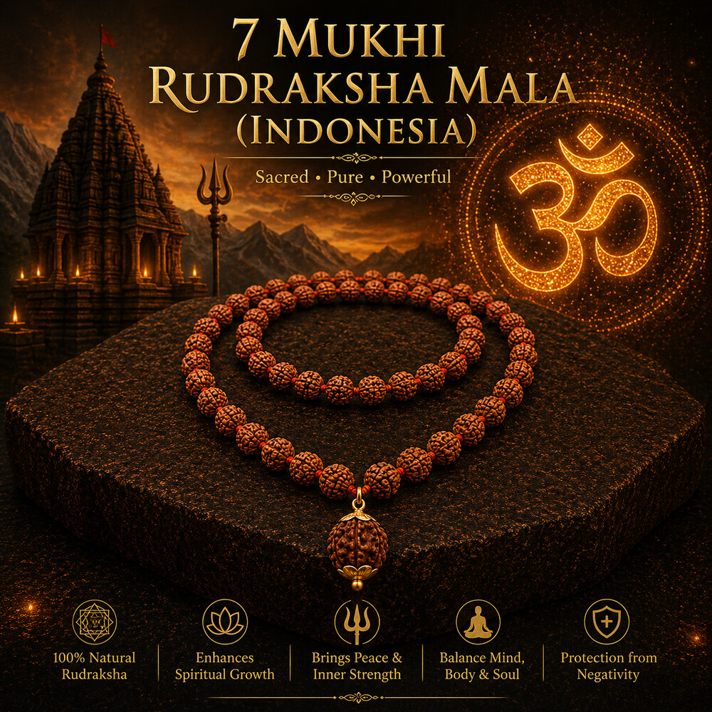 7 Mukhi Rudraksha Mala (Indonesia)