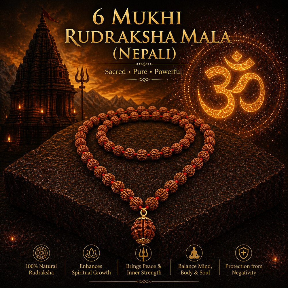 6 Mukhi Rudraksha Mala (Nepali)