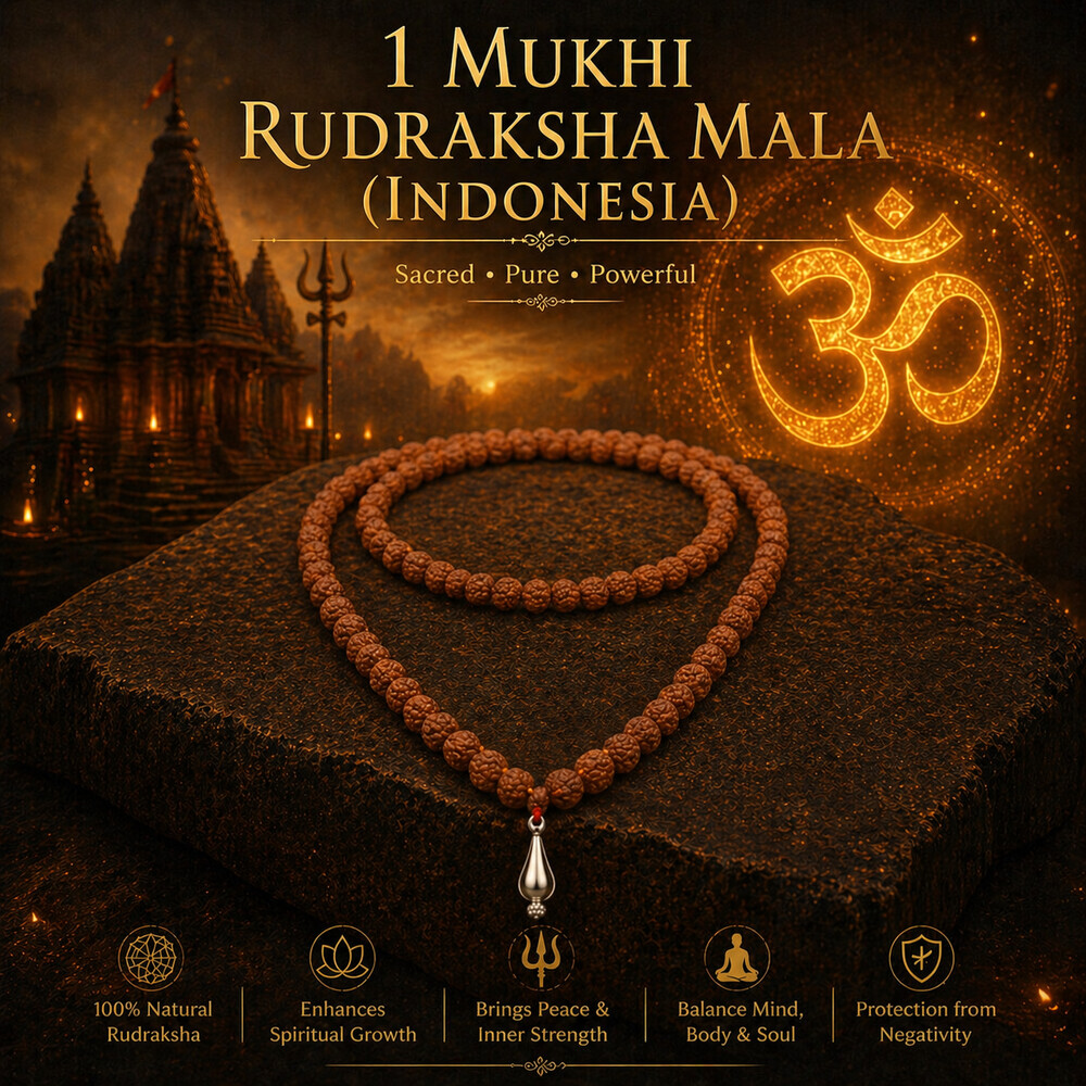 1 Mukhi Rudraksha Mala (Indonesia) 