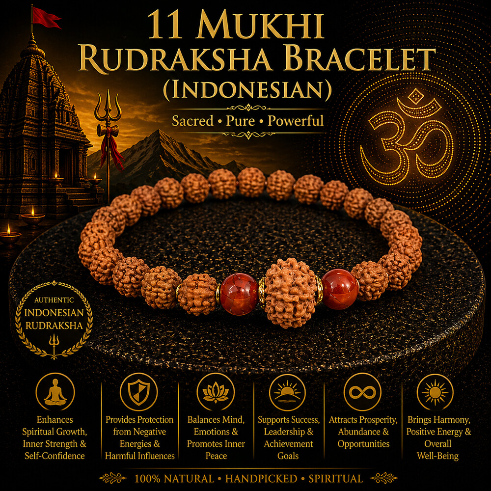 11 Mukhi Rudraksha Bracelet (Indonesian)