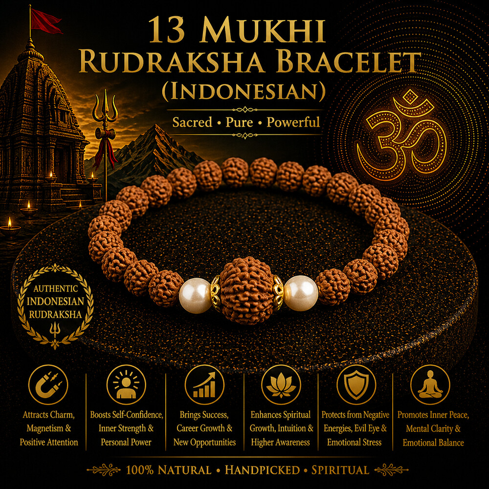 13 Mukhi Rudraksha Bracelet (Indonesian)