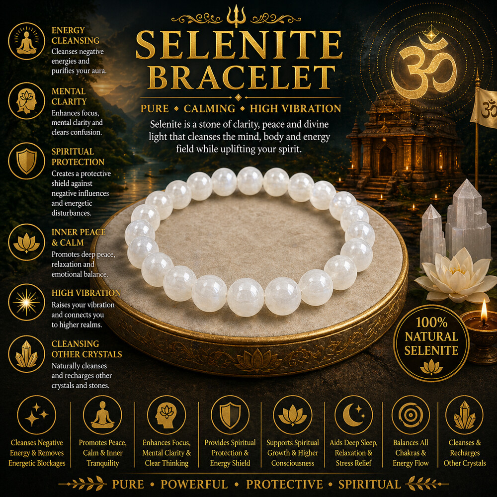 Selenite Bracelet – Pure Light Selenite Bracelet