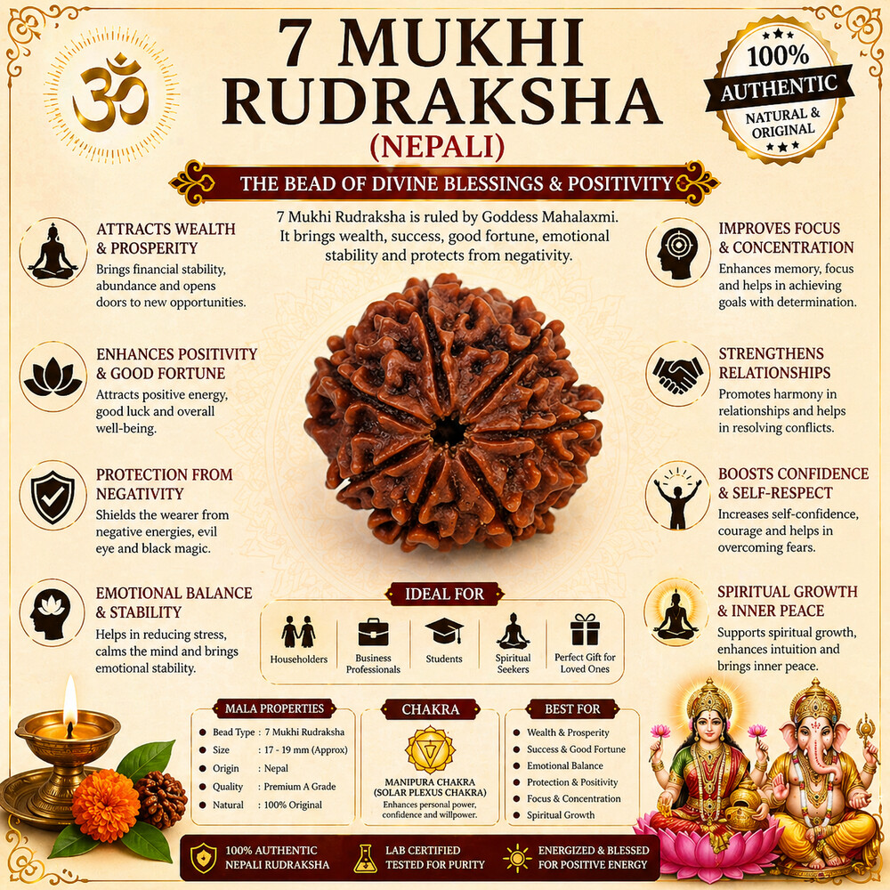 7 Mukhi Rudraksha (Nepali)