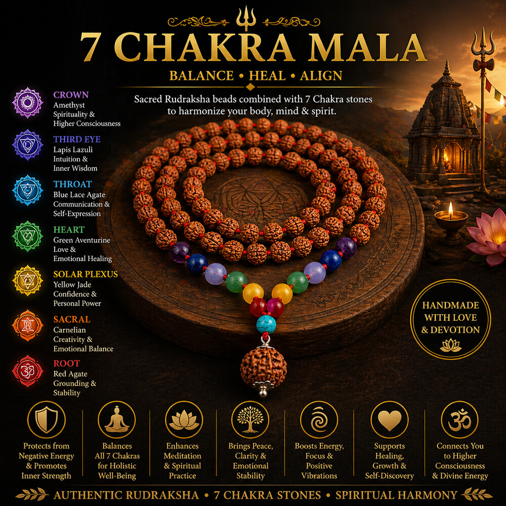 7 Chakra Mala – Sapta Chakra Shakti Mala
