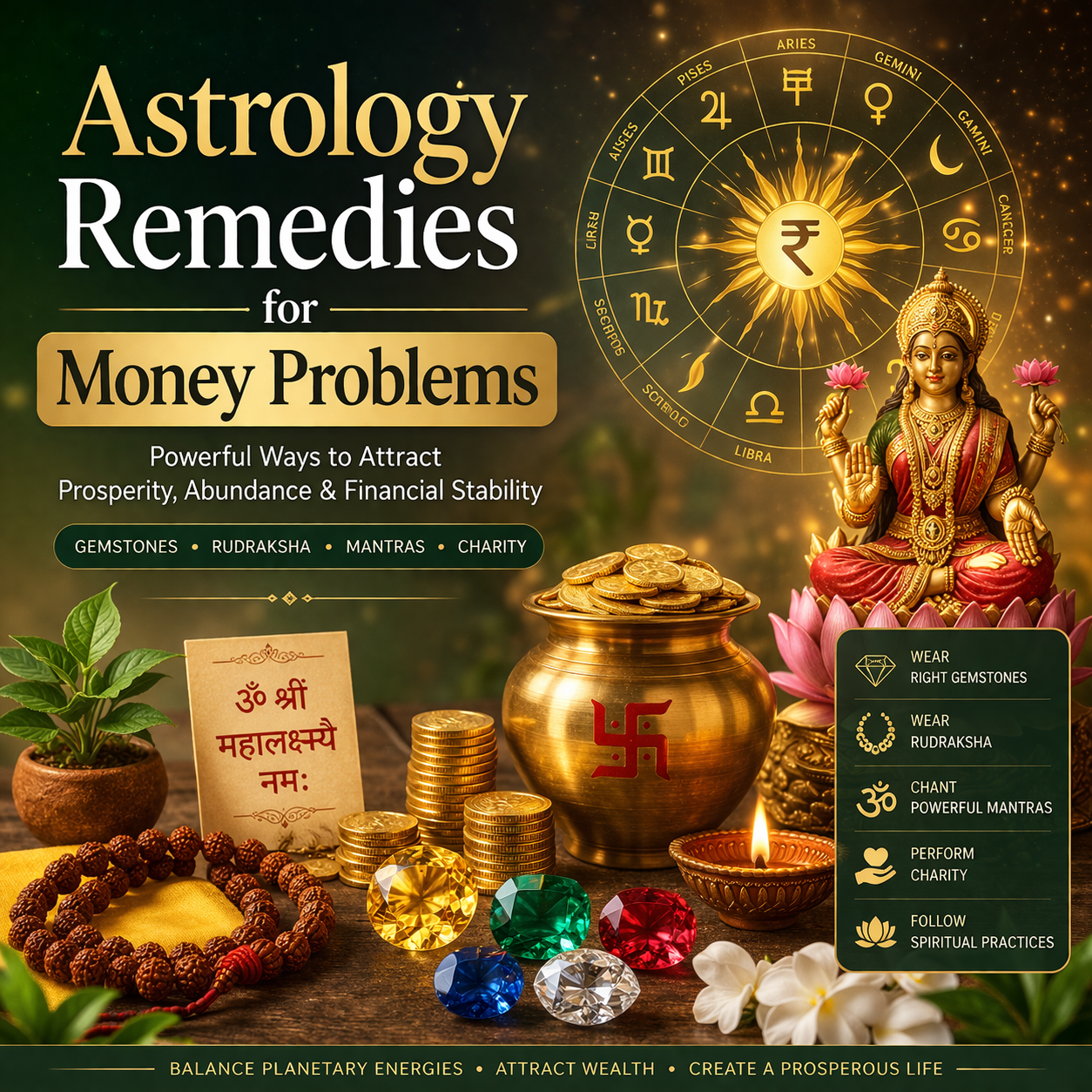 Astrology Remedies for Money Problems