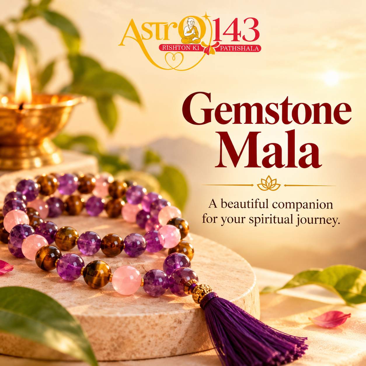 Gemstone Mala: Benefits, Spiritual Meaning, Types and How to Choose One