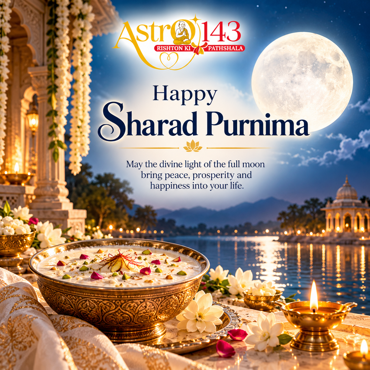Sharad Purnima – Significance, Puja Vidhi, Vrat & Rudraksha