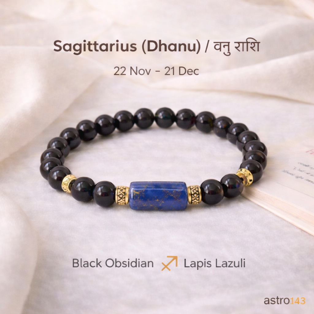 Sagittarius Zodiac Bracelet (Nov 22 - Dec 21)